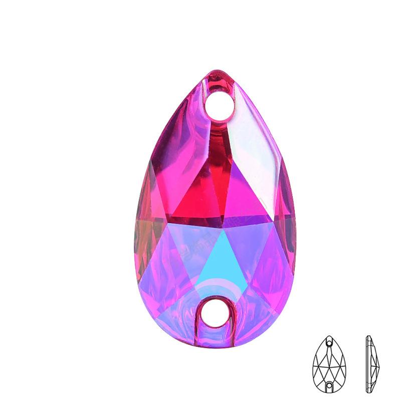 Капля воды из смолы, сшитая вручную, с плоским дном, аксессуары своими руками, декоративная одежда, головные уборы, обувь и шляпы, свадебное платье, плоская пряжка