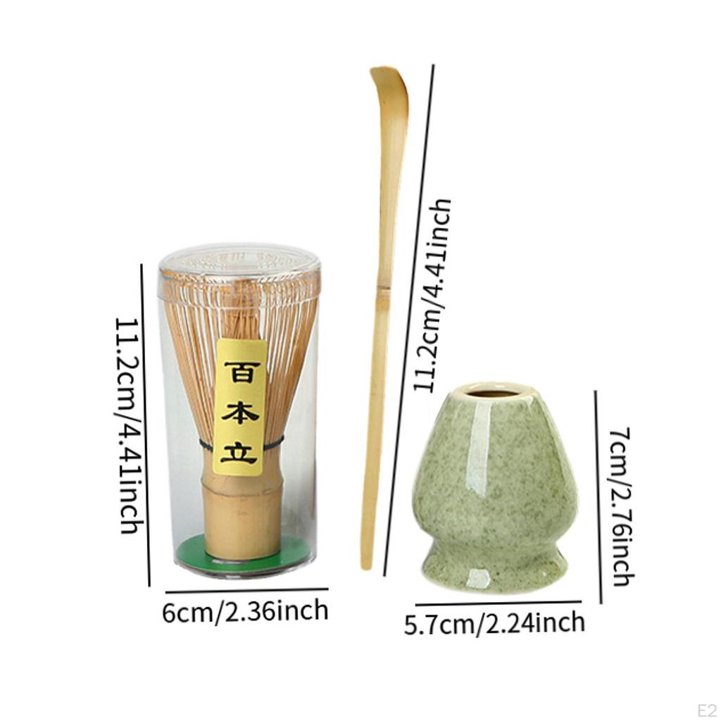Японский набор для матча, современная чайная утварь, аксессуар, бамбуковый венчик, керамический венчик