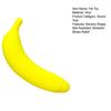 Fake Banana Dog Chew Toy Boredom Anxiety Relief Squeaky Fruit Interactive Toy Bite Resistant Puppies Teething Cleaning Toy Pet Supplies