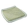 Decorative Seat Mat for Rattan Chairs Cotton Linen Chair Pad with Ties, Striped Plaid Comfortable Pads Patio Lace Trim, Breathable Dining Office Soft