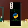 Чехол для телефона с языками программирования для Samsung Galaxy S23 S22 Ultra S20 FE S9 S10 Note 10 Plus S21 FE S21 Ultra