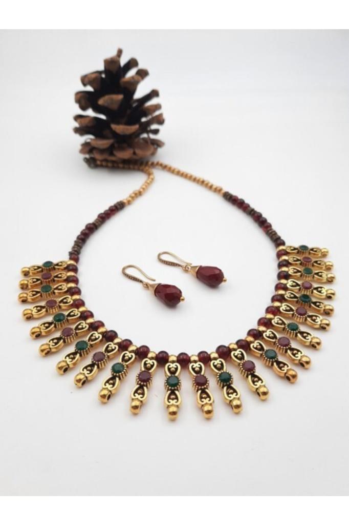 Подарок на день рождения, этническое подлинное хиппи, богемное модное ювелирное ожерелье ручной работы