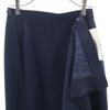 Yves Saint Laurent 90s Old Long Length Wrap Skirt L Navy Women Used