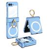 For Z Flip6 Scratch Resistant Smartphone Shell Magnetic Case With Hinge Guard, Full Body Sleeve, Integrated Screen Cover