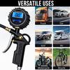 Digital Tire Pressure Gauge with Inflator, Air Compressor Accessories with Air Chuck Quick Connect Coupler, Car Attachments with Rubber Hose for Car,