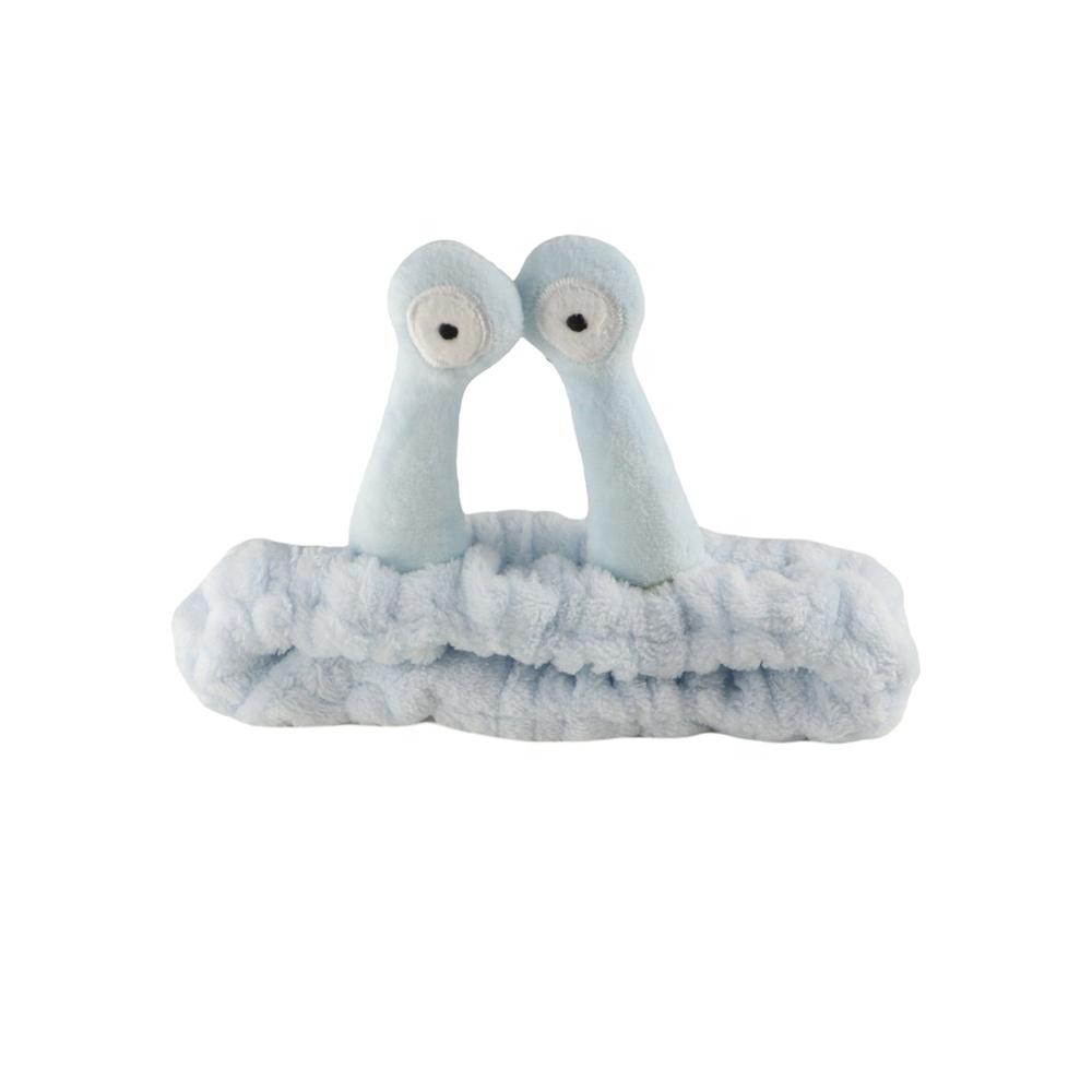 Пушистая улитка повязка на голову мультяшный обруч для волос милый плюшевый ободок для волос макияж