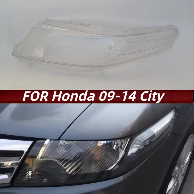 09-14 Honda City Комплект крышек передних фар: Левая и правая оригинальные внешние оболочки