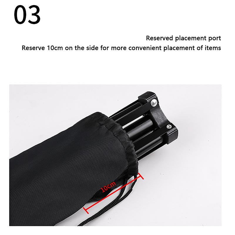 36.5-72Cm Mic Photography Light Tripod Stand Bag Light Tripod Bag Monopod Bag Black Handbag Carrying Storage Case