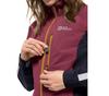 Jack Wolfskin Morobbia 2.5l Jkt W - женский велодождевик красный 1115561-2198 ОРИГИНАЛ