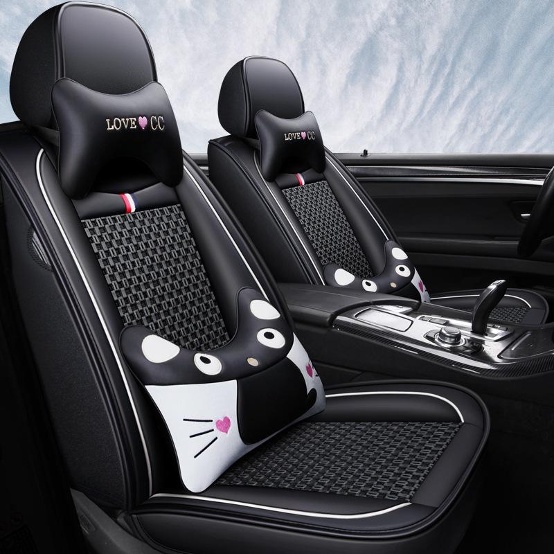 Дышащая кожаная мультяшная подушка на сиденье для Buick Excelle 2013-2015