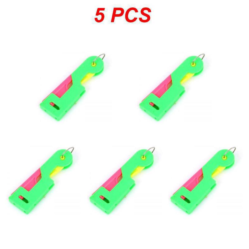 1~10PCS Elderly Guide Needle Threader Automatic Easy Device Hand Machine Sewing Thread Punch Stitch Accessory ToolRandom Color