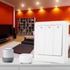 WiFi умный пульт дистанционного управления настенный сенсорный выключатель света для голосового управления Google Home EU 100-250 В