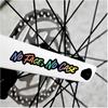 1PC NO FACE NO CASE Motorcycle helmet Stickers Waterproof Bicycle Top Tube Motorbike Fuel Tank Universal Durable Vinyl Decals