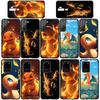 Чехол для iPhone 16 15 Xiaomi Redmi Note 14 13 12 11 Pro Max X 8 9 16e Samsung Galaxy S25 S24 S23 Moto A4 OPPO Huawei Комиксы Чармандер Чехол для телефона