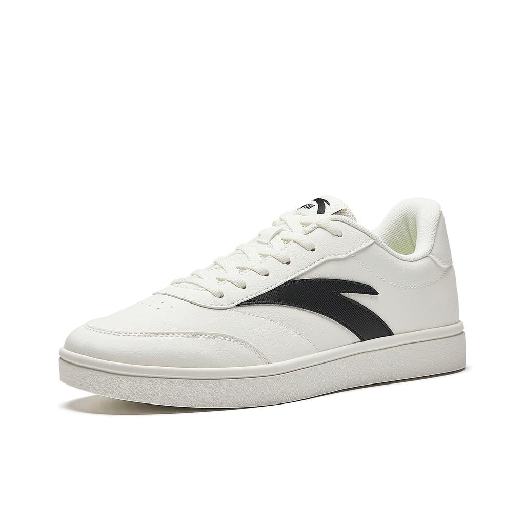 Anta Vitality Classic Retro Campus Life Fashion Универсальные низкие кроссовки Мужские кроссовки Слоновая кость Базовый черный 912618099-2