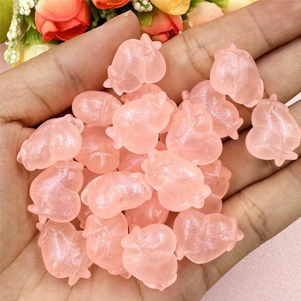 DIY Материал ручной работы 14,2*20,3 мм с отверстием 50 шт. Ювелирные аксессуары в форме сердца Подвески Креативное акриловое ожерелье Браслет-распорка Свободные бусины