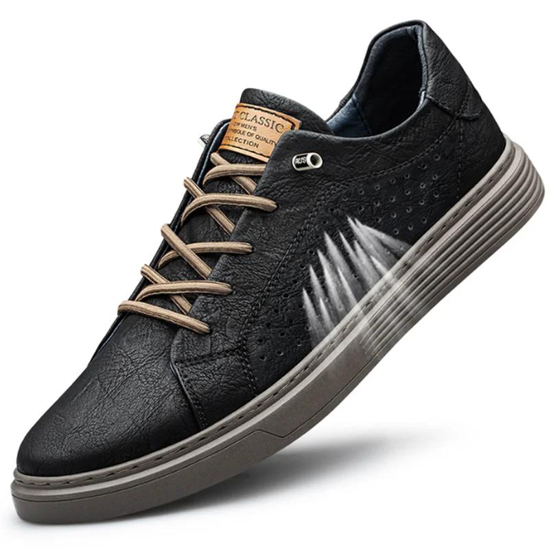 Модная итальянская марка Черные оксфорды из натуральной кожи Обувь унисекс Повседневная обувь На шнуровке Плоские кроссовки Роскошная обувь для мужчин Большой размер 37-47