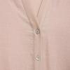 2025 Spring Women's V-Neck Embroidered Casual Shirt with Button Decor