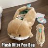Large Capacity Pen Bag Otter Stationery Bag High Quality Pencil Case  Back To School Gift