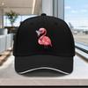 HeartShaped Flamingo Sunglasses Baseball Cap Adjustable Lightweight Unisex Hat for Outdoor Weddings Parties