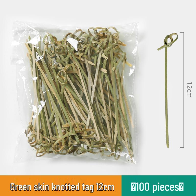 Разноцветные бамбуковые вилочки для фруктов и шпажки для коктейлей - Декоративные и одноразовые для выпечки и мероприятий