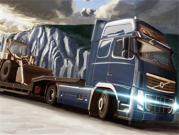 Полный квадратный круглый алмазный рисунок мозаика грузовик домашний декор вышивка крестом набор автомобиль пейзаж настенное искусство