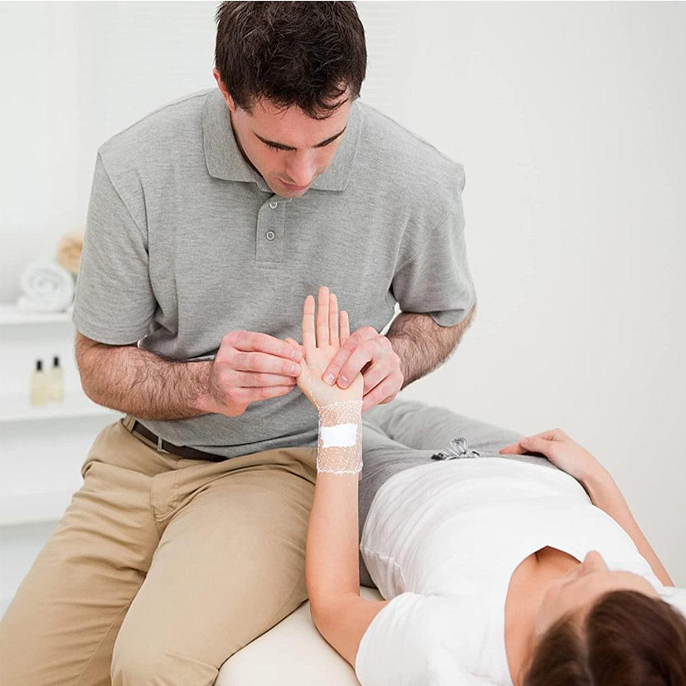 1 рулон сетчатый трубчатый бинт эластичная сетка повязка для ран трубка марля дышащий бинт фиксационная сетка для запястья локтя голени