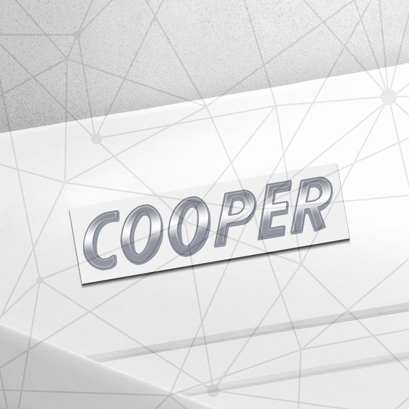 3D Авто Металлическая Наклейка Логотип Значок Cooper S SD на Задний Багажник Автомобиля Декор для Cooper ONE Clubman Paceman JCW R56 R58 R59 F60