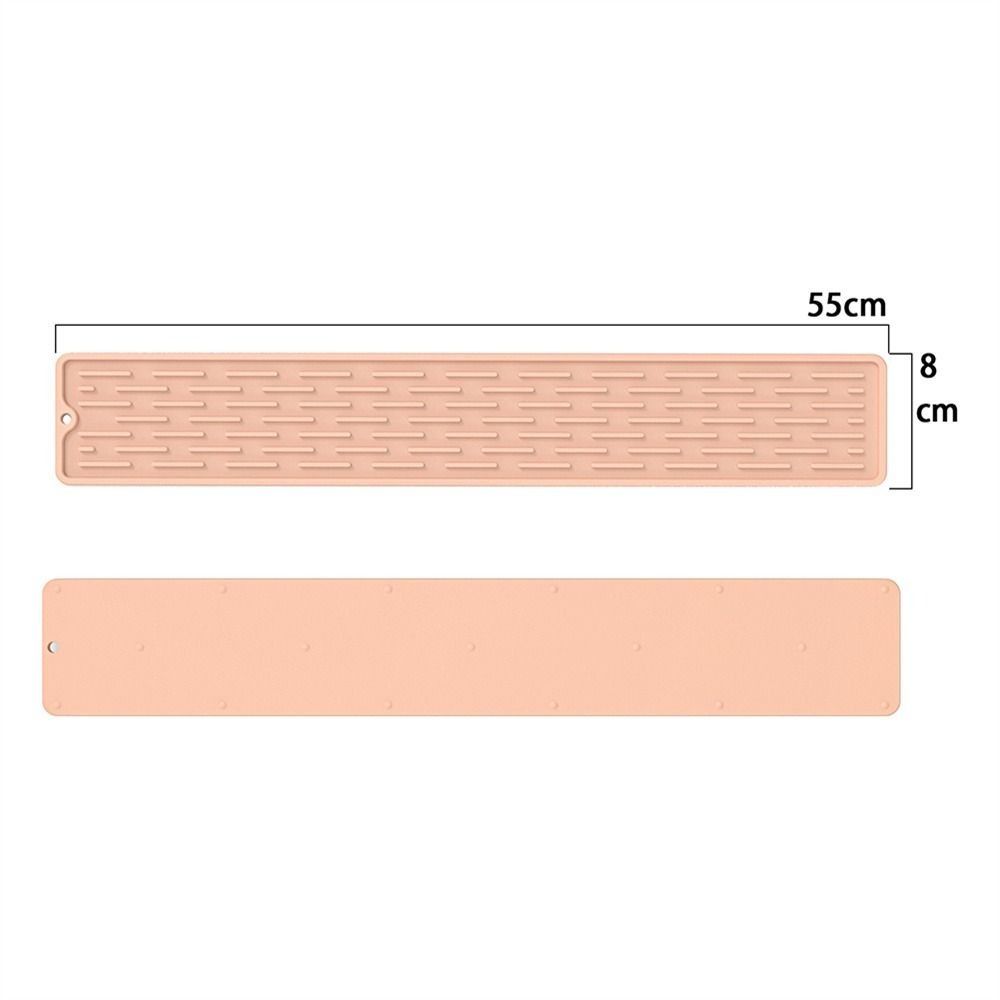 Pads Faucet Wraparound Silicone Faucet Mat Splash Catcher Faucet Absorbent Mat Silicone Drain Pad