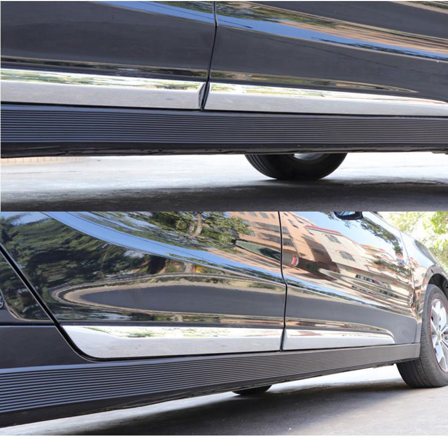 Универсальная 2-метровая гибкая резиновая накладка на порог автомобиля, противоударная, устойчивая к царапинам