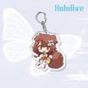 Аниме игры Hololive акриловый брелок металлическое кольцо автомобильная сумка украшение для ключей аксессуар подарок аниме подарки кулон