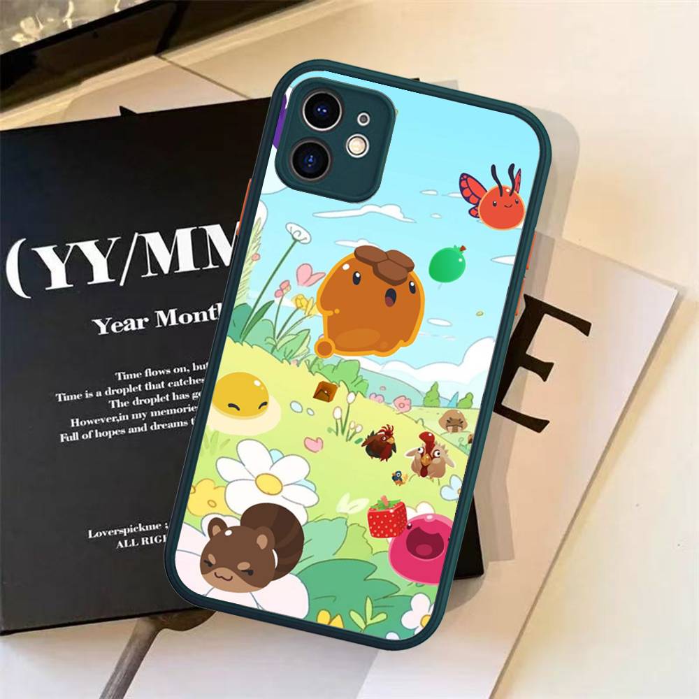Популярный чехол для телефона Game S-Slime R-Rancher для iPhone 16 15 14 Plus 15 13 12 11 Pro Max X XS MAX Матовый чехол