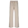 Summer Models Women's Home Daily Style Cotton Linen Drawstring Straight Basic Solid Colour Wide Leg Drape Spicy Low Waist Casual Trousers