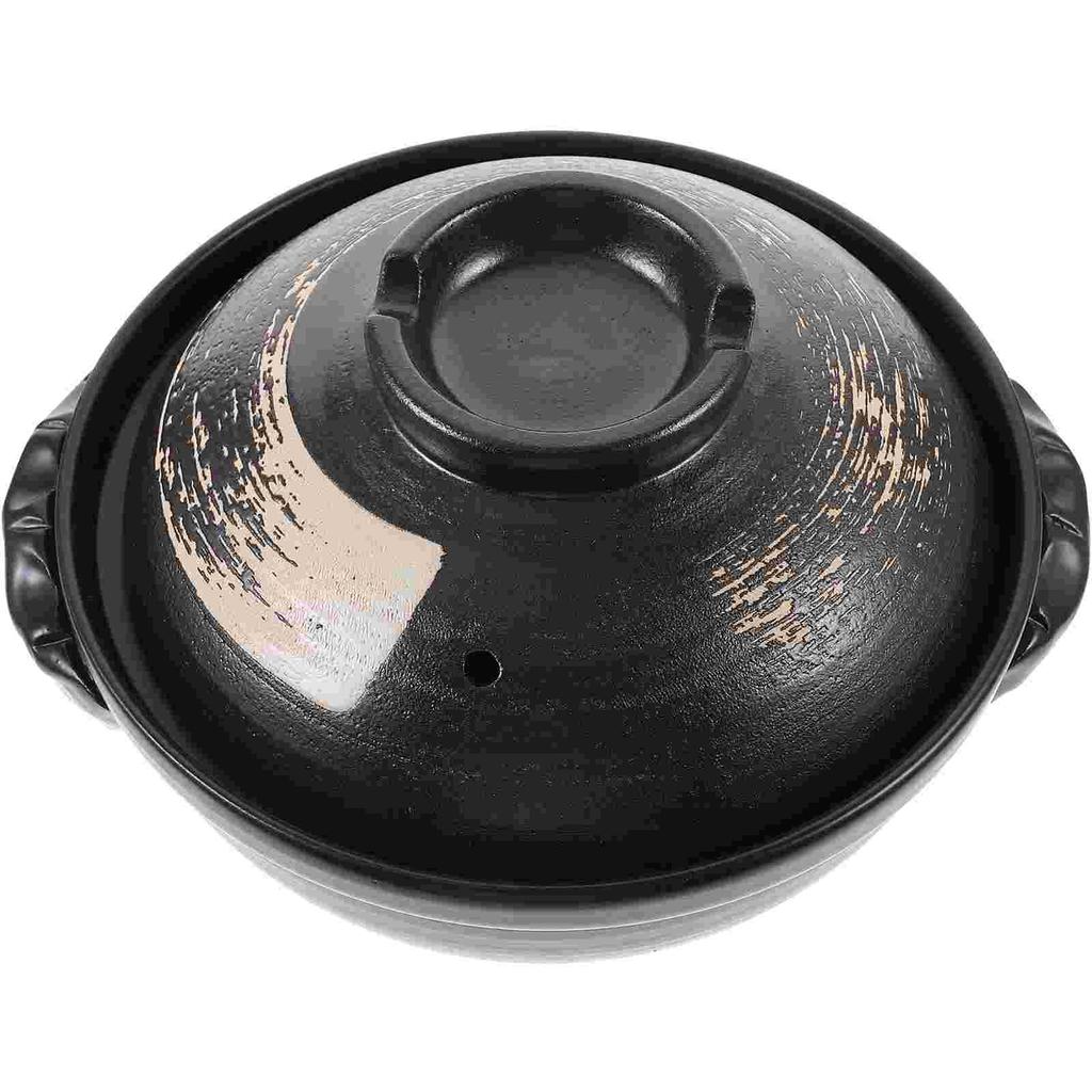 Hot Pot Sukiyaki Pan Ceramic Casserole Frying with Lid Baking Tray Soup Casseroles Ceramics Teapot