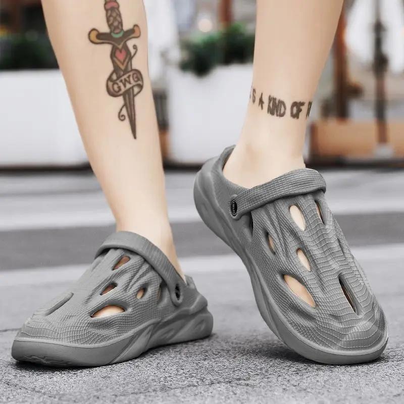 Fashion Beach Shoes for Men with Platform Height Daily Use Luxury H Designer Big Size Descount Outdoor In Welcome Deal Eva Man Sandals