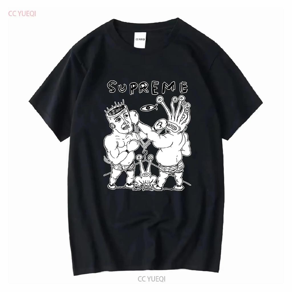 Винтажная футболка с принтом Daniel Boxing Johnston Размер S M L XL 2XL винтажная Стиранная Универсальная модная Повседневная дизайнерская одежда Унисекс