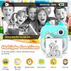 Instant Print Camera for Kids, Christmas Birthday Gifts for Girls Boys, Selfie Digital Camera with 1080P Videos, Portable Camera Toy for 4 5 6 7 8 9