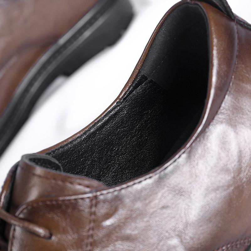 Fashion Genuine Leather Shoes For Man Leather Casual Shoes Fashion Business Oxford Shoes High Quality Designer Work Shoes