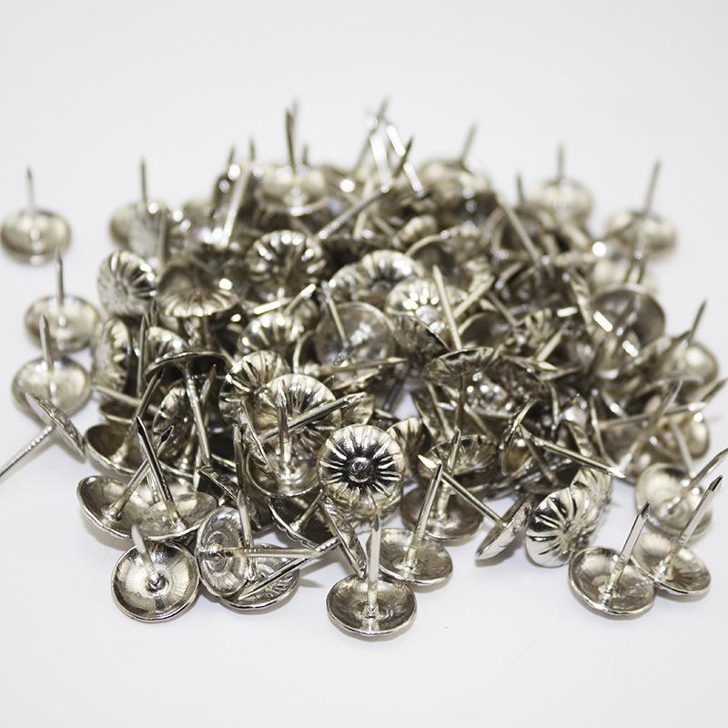 11*16 Ретро Хризантема Железные Цветочные Гвоздики для Украшения Дивана - Маленькие Круглые Гвозди