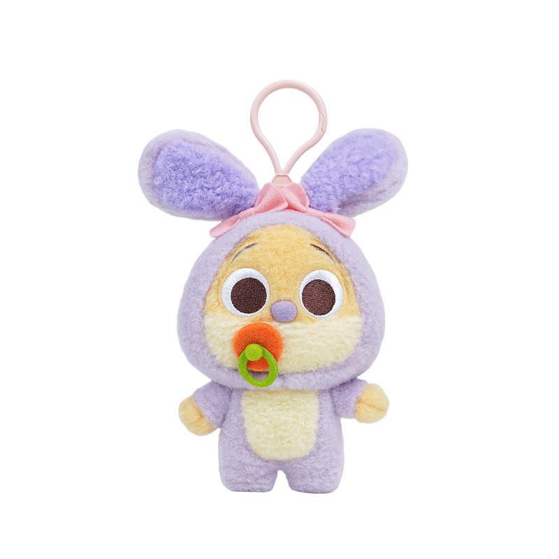 Potdemiel Pendant Crazy Zootopia Series Judy Hopps Cartoon Anime Plush Pendant Car Couple Backpack Decoration Festival Gift