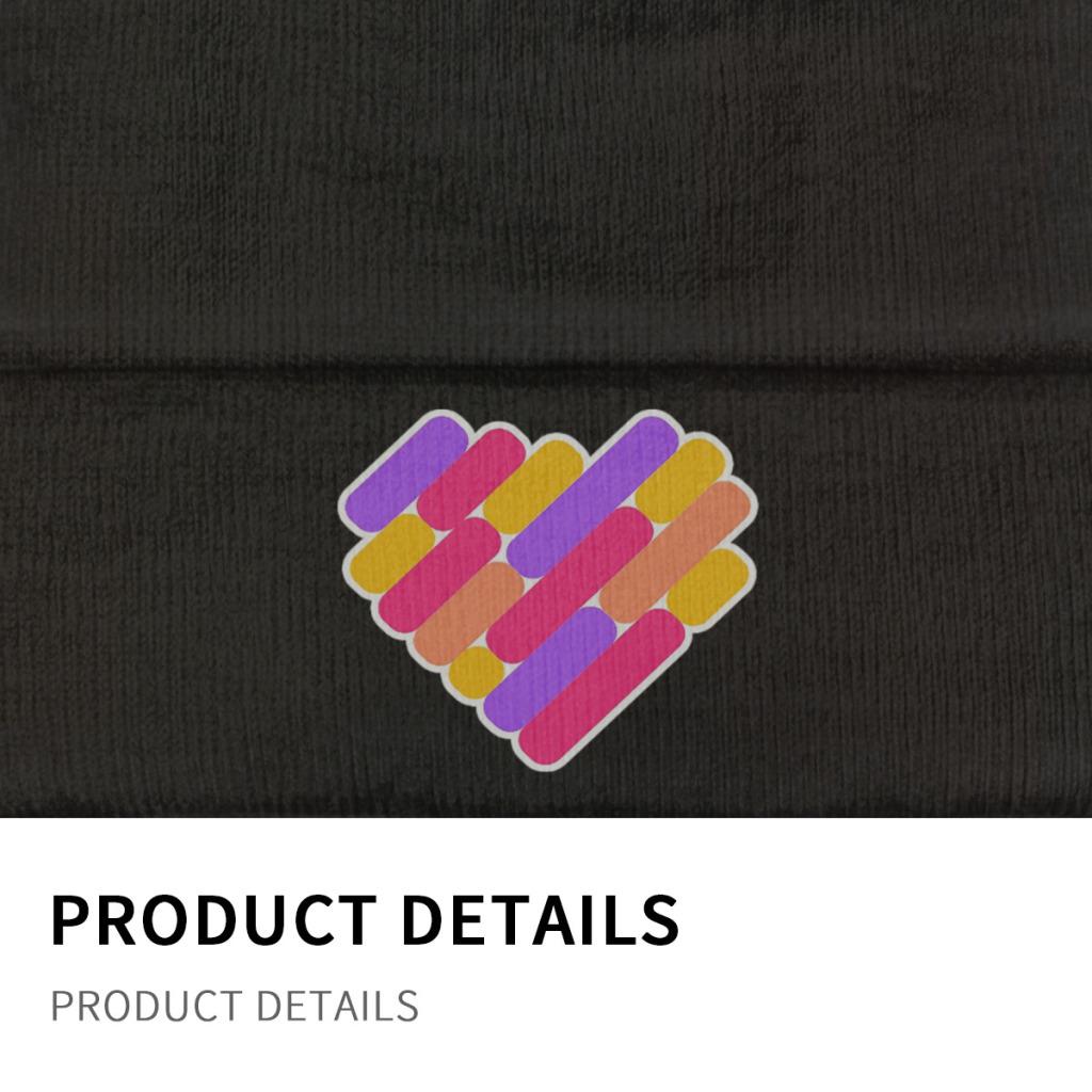 Логотип приложения Likee Likee Heart Радуга Граффити Вязаная шапка Шапочки Осенне-зимние шапки Теплая модная кепка унисекс для женщин унисекс