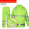 Reflective Split Raincoat & Pants Set for Adults - Unisex Cycling & Motorcycle Gear