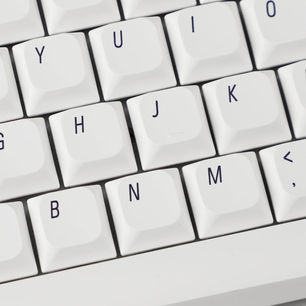 YMDK 127 Ultra Slim Mac Style Mx Low Profile Die Sub PBT Keycaps for Mx 61 64 68 75 84 87 96 108 Layout Mechanical Keyboard