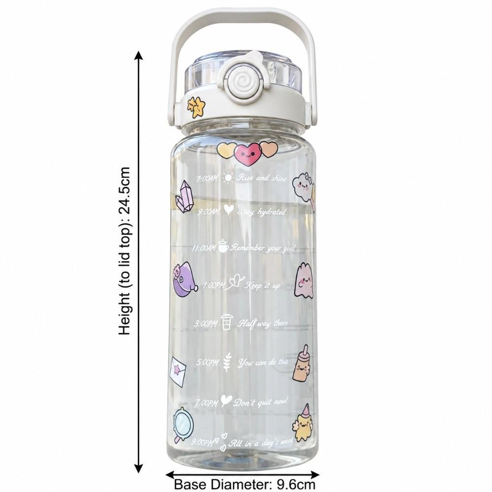 1500ml Water Jug Clear Scale Sports Water Bottle Portable Water Bottle Travel