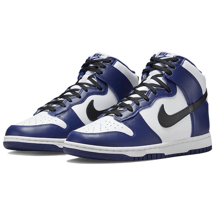 Nike Dunk High Deep Royal Blue Women Sneakers White Black DD1869-400