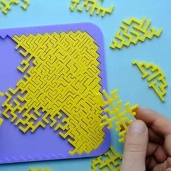 1 набор 3D-печатных геометрических головоломок, невыполнимая задача, сложная игра-головоломка, вызов для мозга, смоляная головоломка для детей и подростков, взрослых, обучающая игрушка