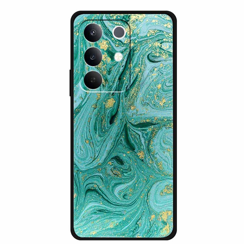Case For Realme 15x 5G Global Version Marble Capa Soft Silicone Back Cover For Realme 15 X Cases Mica Painted TPU Phone Bumper