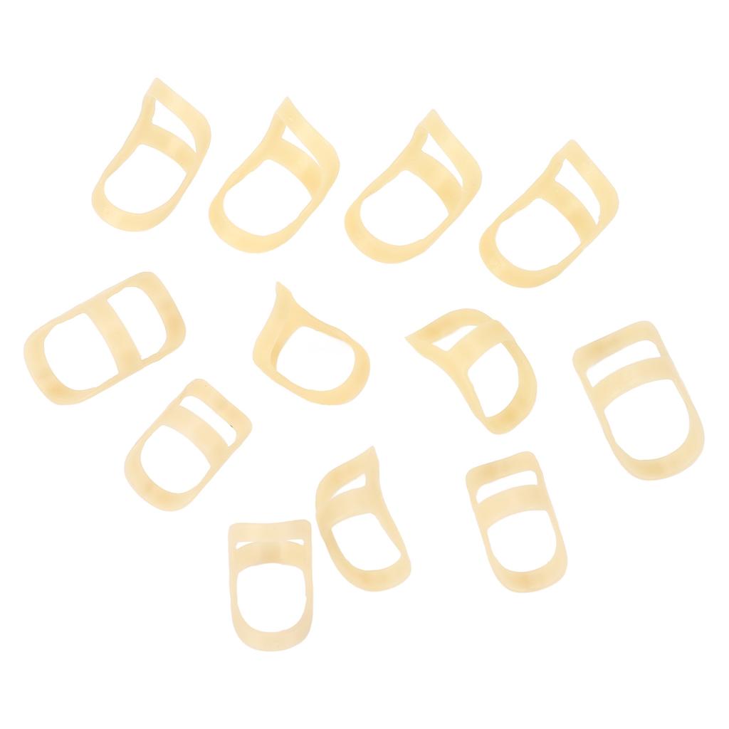 12 шт. Овальная шина для поддержки пальцев 6 размеров, выпрямитель для триггерного пальца, для молоткообразного артритного изгиба