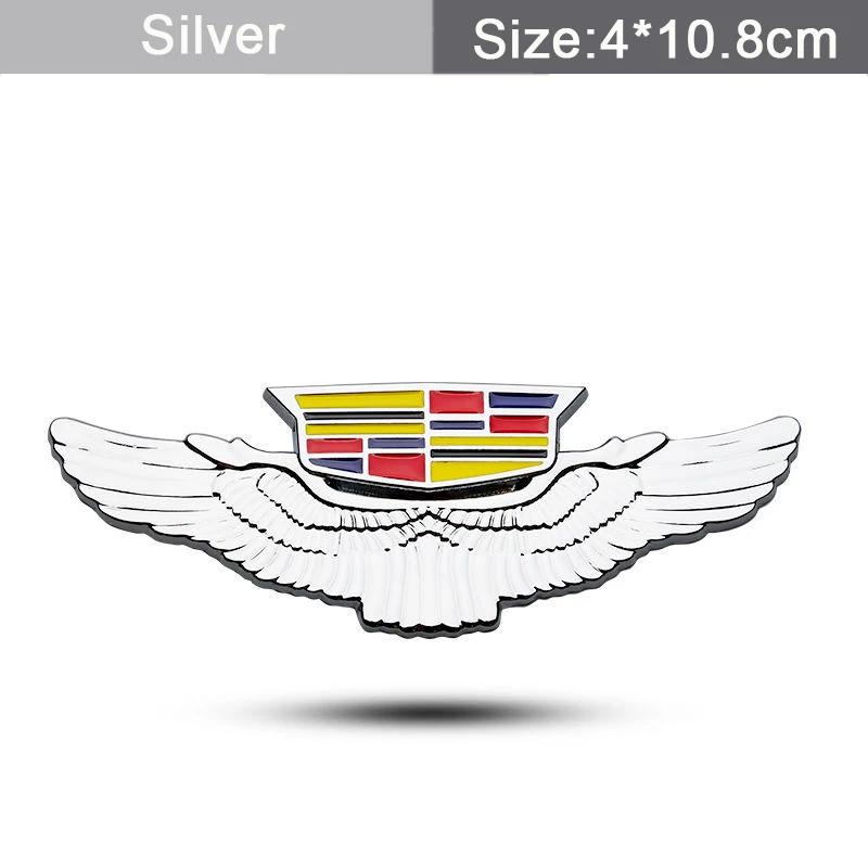 Car Fender Side Metal Sticker Rear Trunk Emblem Decals for Cadillac ATS BLS CT4 CT5 CTS SLS SRX XT6 XTS Escalade Deville DTS