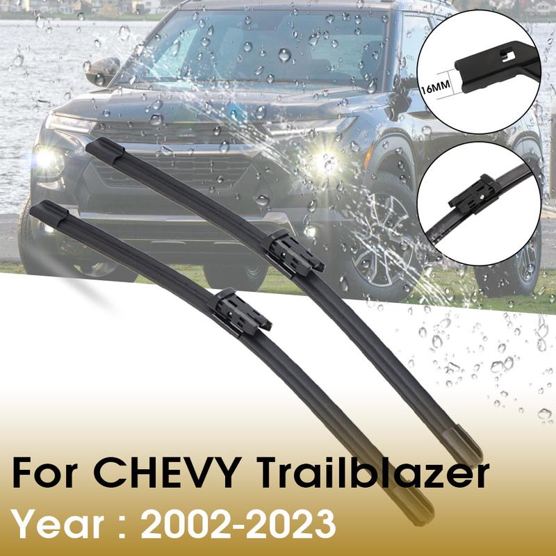 BROSHOO Car Wiper Blade Natural Rubber 2002- For CHEVY Trailblazer MK2 Front Windshield Windscreen Cars Accessories